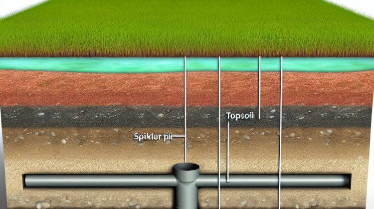 how deep does sprinkler pipe need to be