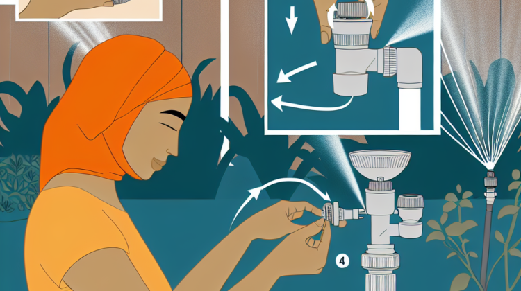 how do you adjust k rain sprinkler heads