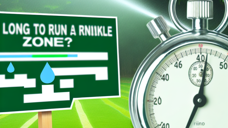 how long to run a sprinkler zone