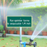 how long to run sprinkler for 1/4 inch