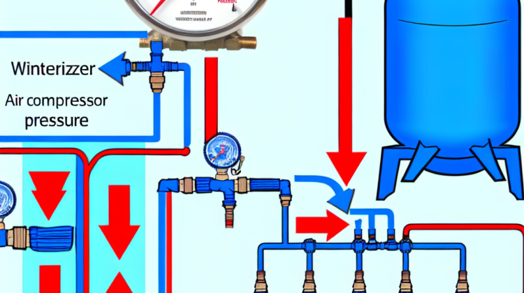 how much psi to winterize sprinkler system