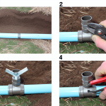 how to add a sprinkler head to poly pipe