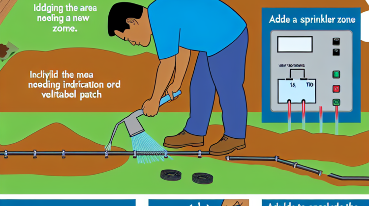 how to add sprinkler zone