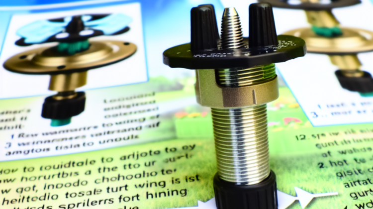 how to adjust rainbird rotary sprinkler