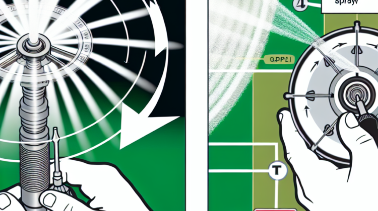 how to adjust rotary sprinkler