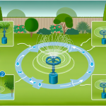 how to adjust rotating sprinkler