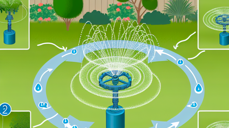 how to adjust rotating sprinkler