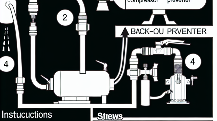 how to blow out sprinkler system with backflow preventer