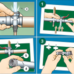 how to convert a sprinkler head to a drip line