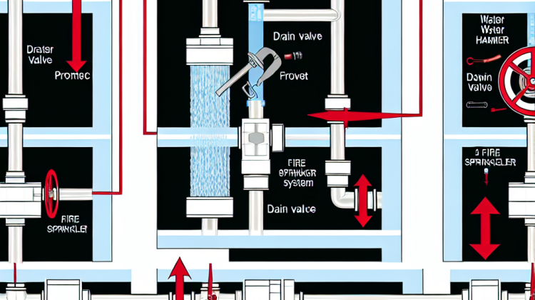 how to drain fire sprinkler system