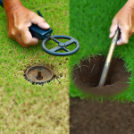 how to find buried sprinkler head