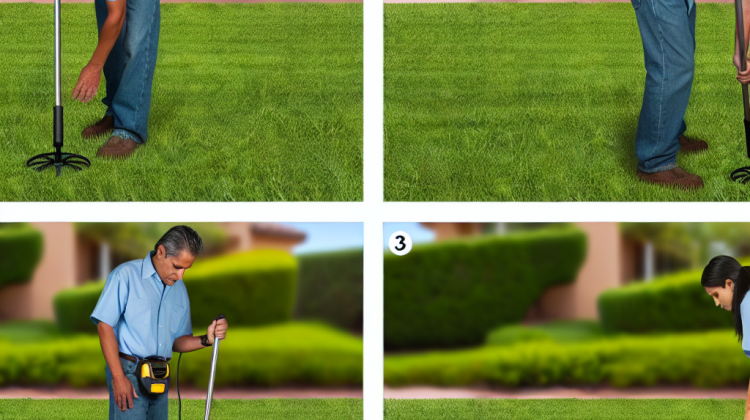 how to find sprinkler heads under grass