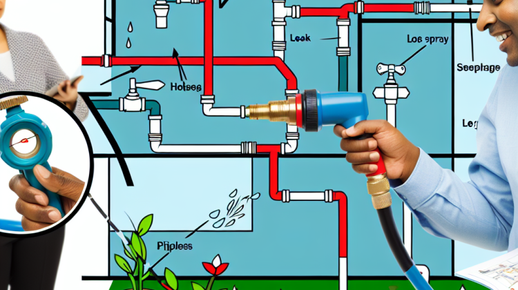 how to find sprinkler leak