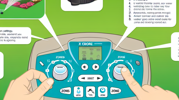 how to program a hunter x core sprinkler system