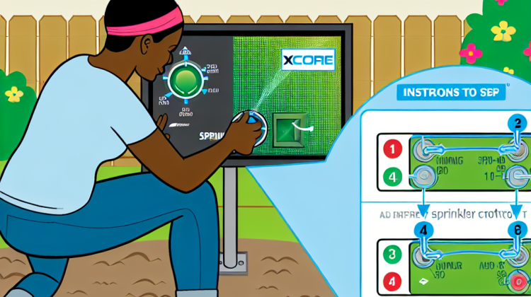 how to program hunter xcore sprinkler system