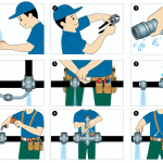 how to repair a sprinkler drip line