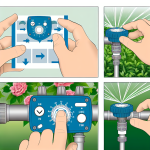 how to set sprinkler system timer