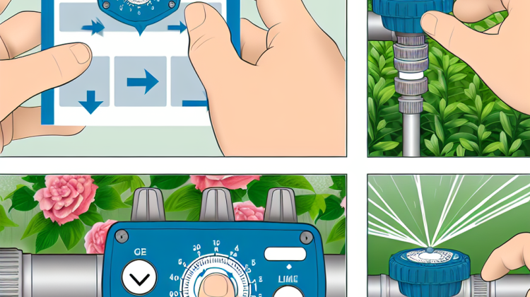 how to set sprinkler system timer