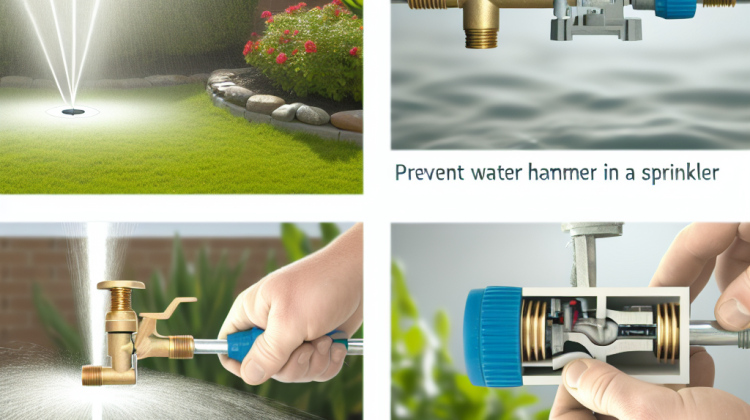 how to stop water hammer in sprinkler system