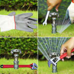 how to straighten sprinkler heads