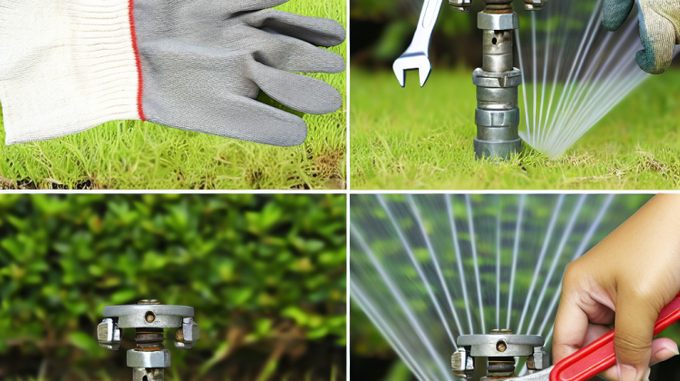 how to straighten sprinkler heads