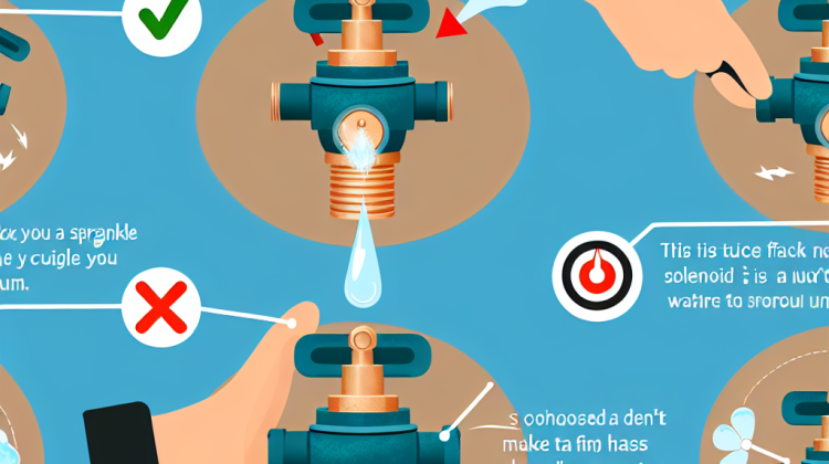 how to tell if sprinkler solenoid is bad