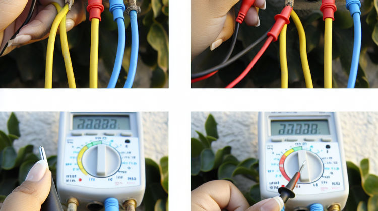 how to test sprinkler wire with multimeter