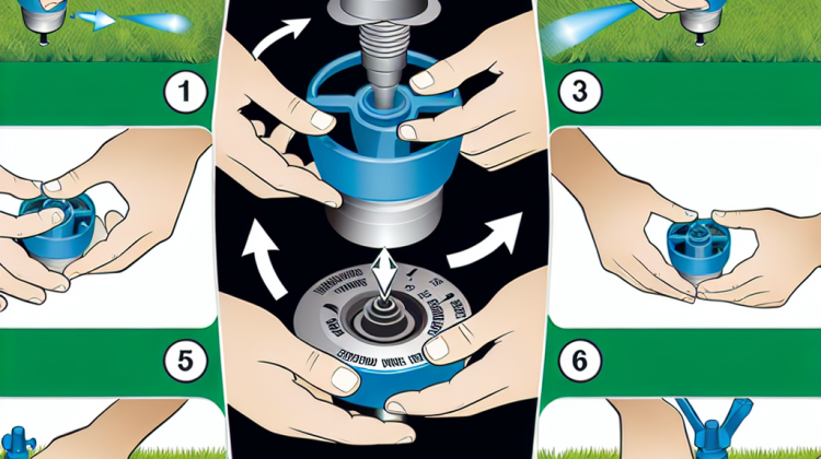 how to turn off a rainbird sprinkler head