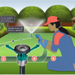 how to turn off rain bird 5000 sprinkler head