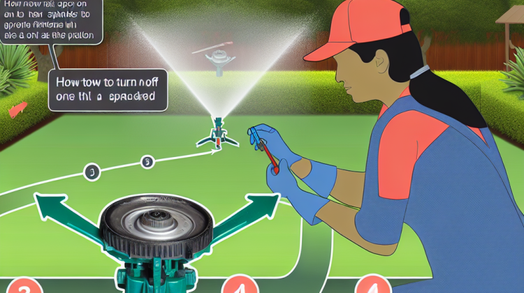 how to turn off rain bird 5000 sprinkler head