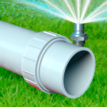 what size pvc pipe for sprinkler system