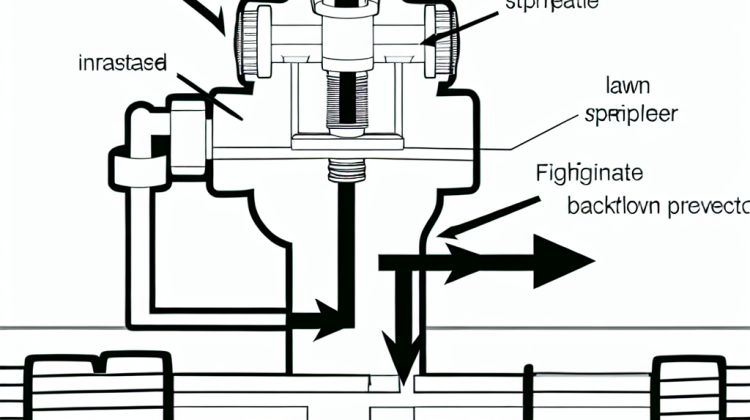 where is the backflow preventer on a sprinkler system